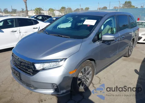 2022 Honda Odyssey Ex-L from USA, damaged, VIN 5FNRL6H73NB069423